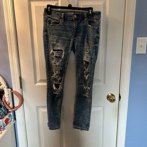 AE mid rise jeans